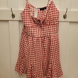 Trixxi Junior's Tie Front Romper - Medium